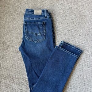 BKE Women's Dark Blue Straight Leg Jeans